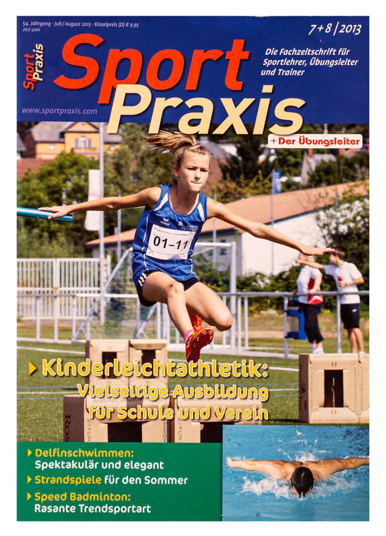 Bild Titelseite SportPraxis Ausgabe 7+8/2013